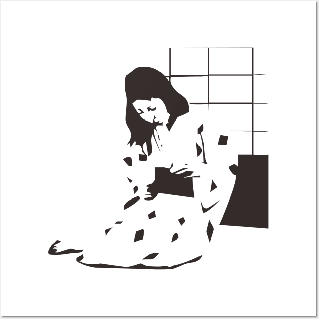 Kimono girl Wall Art by Hirasaki Store